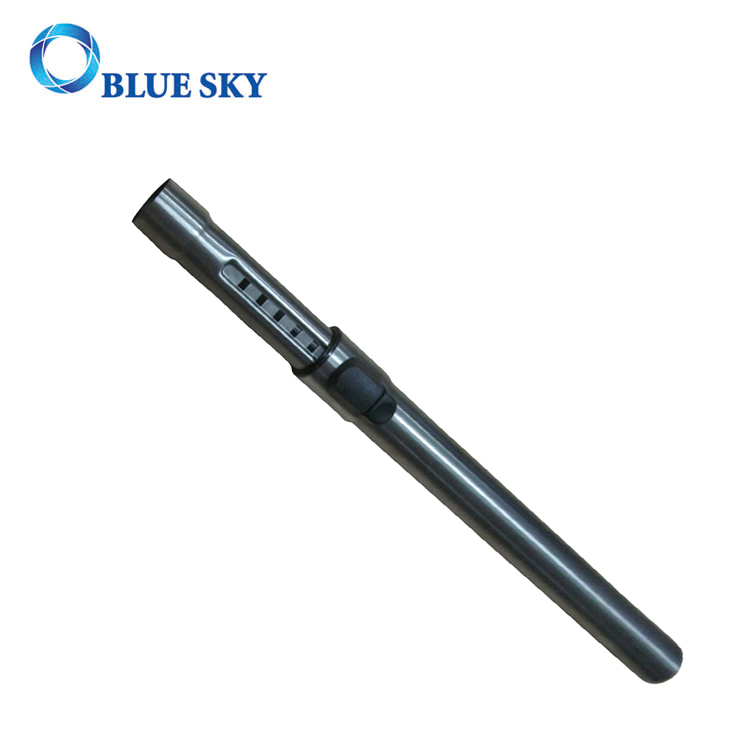  Tubo de metal de extensión telescópica negro de 33 mm para aspiradoras