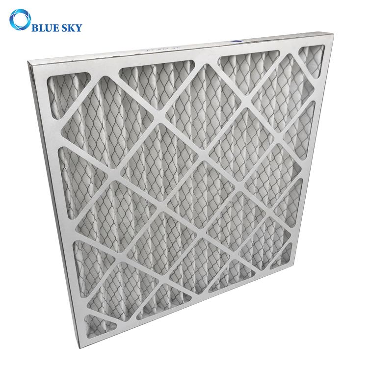 Filtros de aire plisados ​​Merv 6 de la HVAC del horno de la pulgada 24x24x2