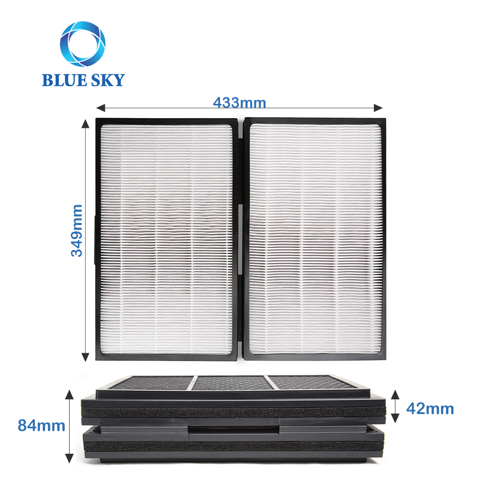 Premium Pro Smokestop Folding H13 Filtro HEPA Reemplazo para purificadores de aire Blueair Pro M Pro L Pro XL