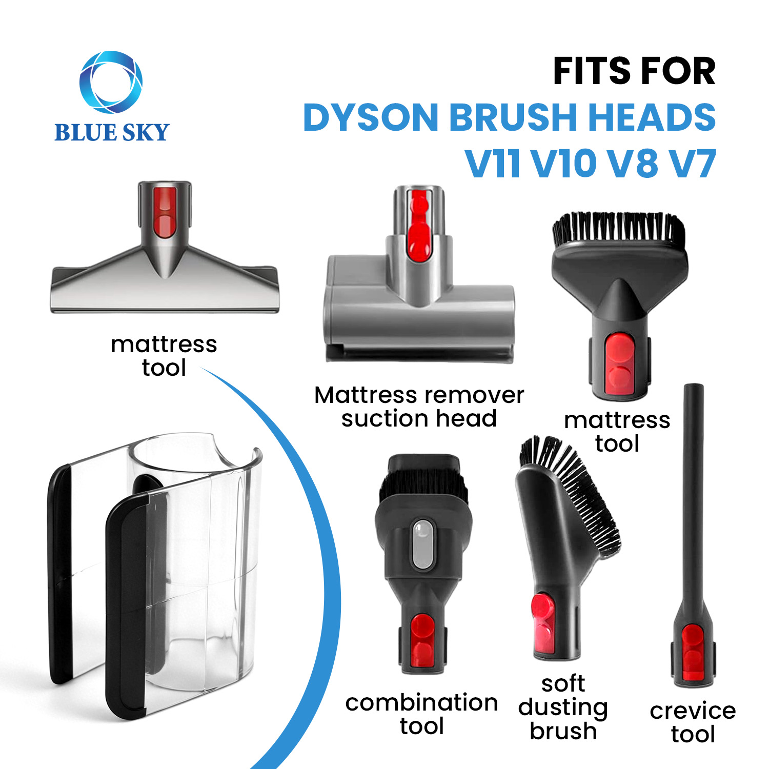 Clip de soporte para aspiradora Compatible con Dysons V11s V10s V8s soporte de almacenamiento de montaje en pared personalizado disponible