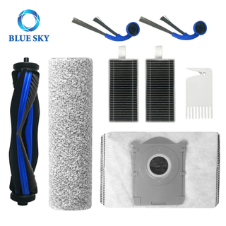 Kit de piezas de repuesto para Ecovacs Deebot T80 Omni: rodillo de cepillo principal, cepillos laterales, filtro y bolsas para el polvo