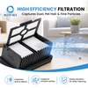 Kit de cepillo giratorio y filtro HEPA compatible con aspiradoras en seco y húmedo Dreames H12 Pro FlexReach H12 Pro FlexLite