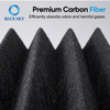 Filtro de aire de panel plisado de carbón activado con marco de aluminio para ventilación HVAC Control de olores personalizado disponible