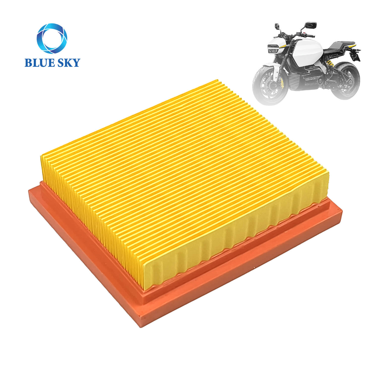 Reemplazo del filtro de aire del motor de motocicleta para Honda NXR125 / XR125 / XR125L (2003–2010)-OEM 17211-Kre-9000