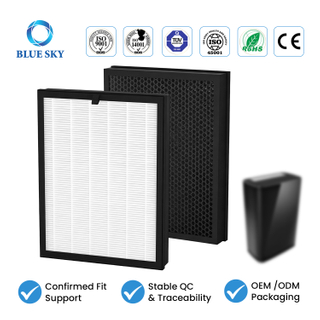 Filtro de repuesto HEPA y carbón 3 en 1 compatible con PuroAirs 400