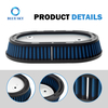 Filtro de aire personalizado para Harley Softail 2018+ Milwaukee Eight 107114 Proveedor de filtros de aire para motocicleta con motor
