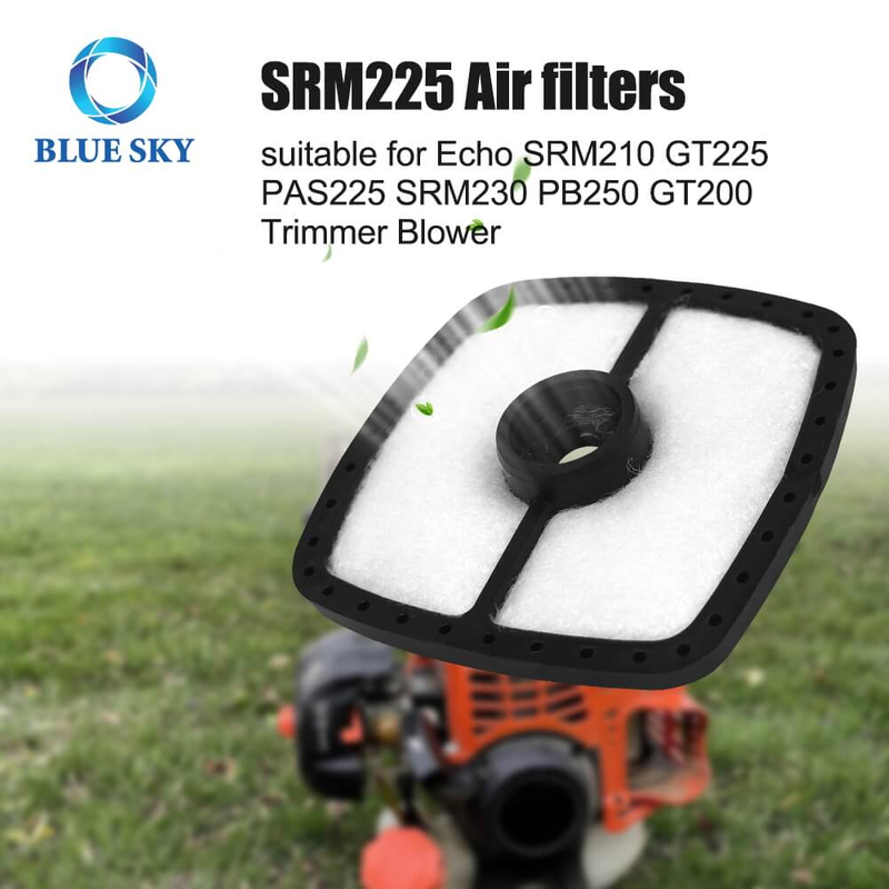 Recortador de cuerdas y ventilador y césped Filtro de aire del cortacésped A226001410 Reemplazo para Echo Weed Trimmer PAS-225 PB-250 PB-250LN GT-225 SRM-230 