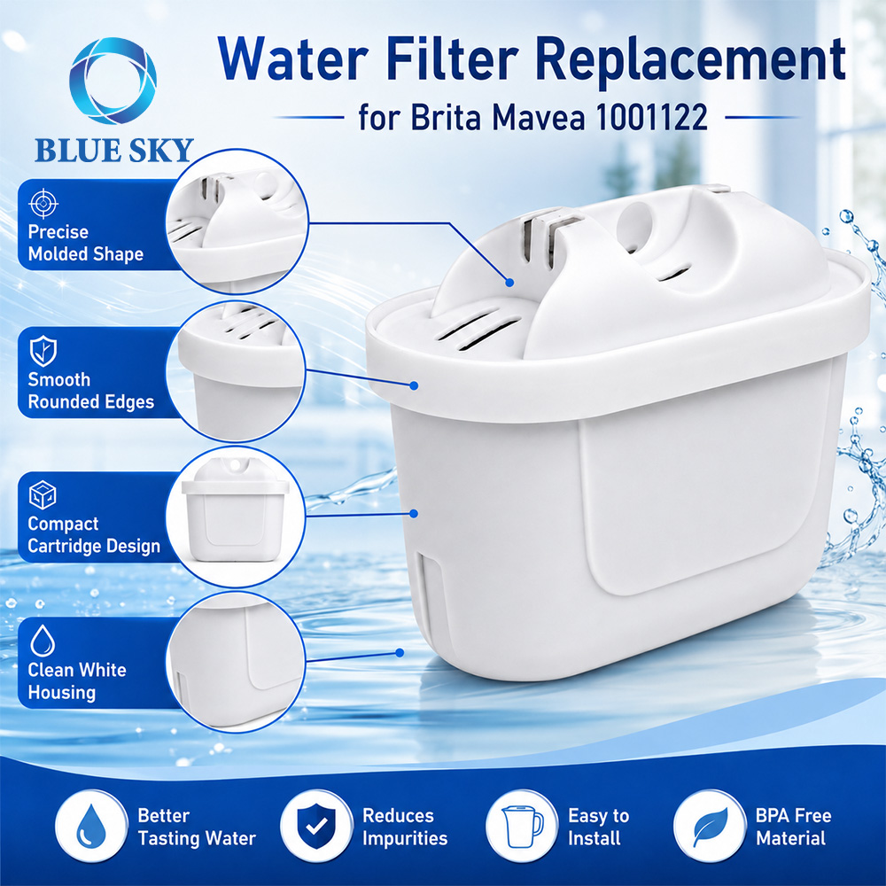 Cartucho de repuesto para jarra de filtro de agua 1001122, compatible con Maveas Maxtra / Maxtra+