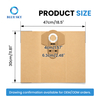 Bolsas de filtro de polvo de papel de repuesto de 15/20L aptas para aspiradoras Einhells BT-VC 1250 S e INOX 1250/1 personalizadas disponibles