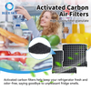 Reemplazo de filtro de aire de refrigerador de carbón activado apto para Liebherrs 7440021-00, cartucho de filtro de refrigerador de eliminación de olores