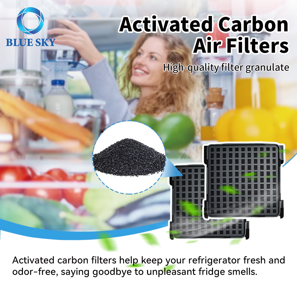 Reemplazo de filtro de aire de refrigerador de carbón activado apto para Liebherrs 7440021-00, cartucho de filtro de refrigerador de eliminación de olores