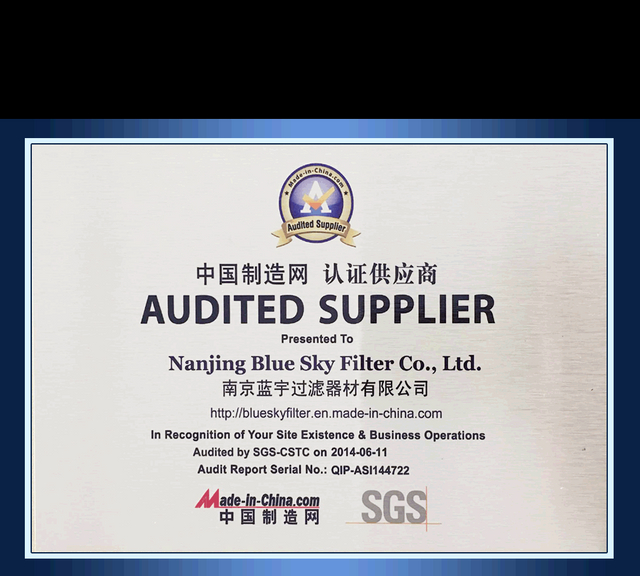 Certificación hecha en China
