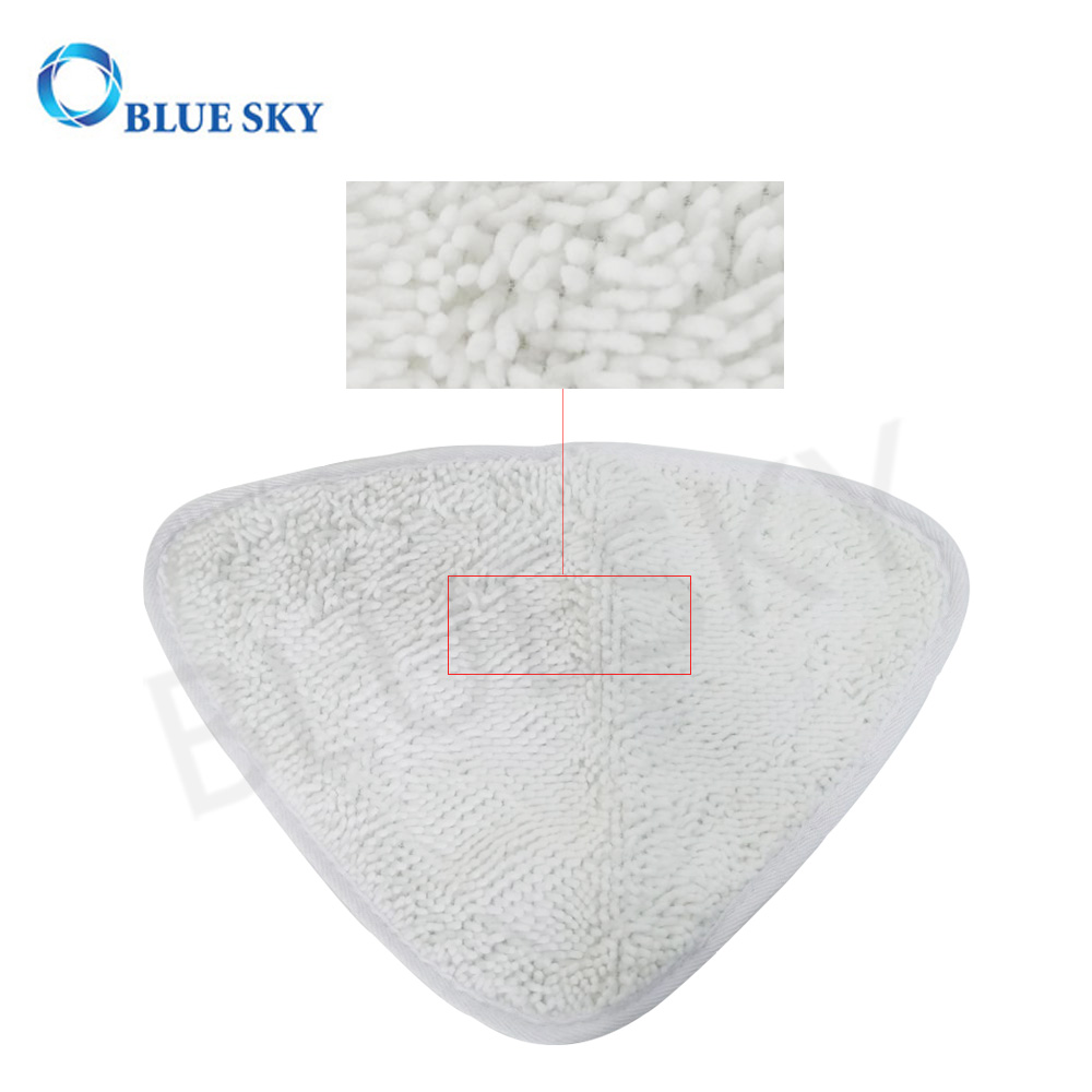Almohadillas de limpieza a vapor de microfibra lavables personalizadas compatibles con piezas de aspiradora reutilizables mopas de suelo duro de repuesto