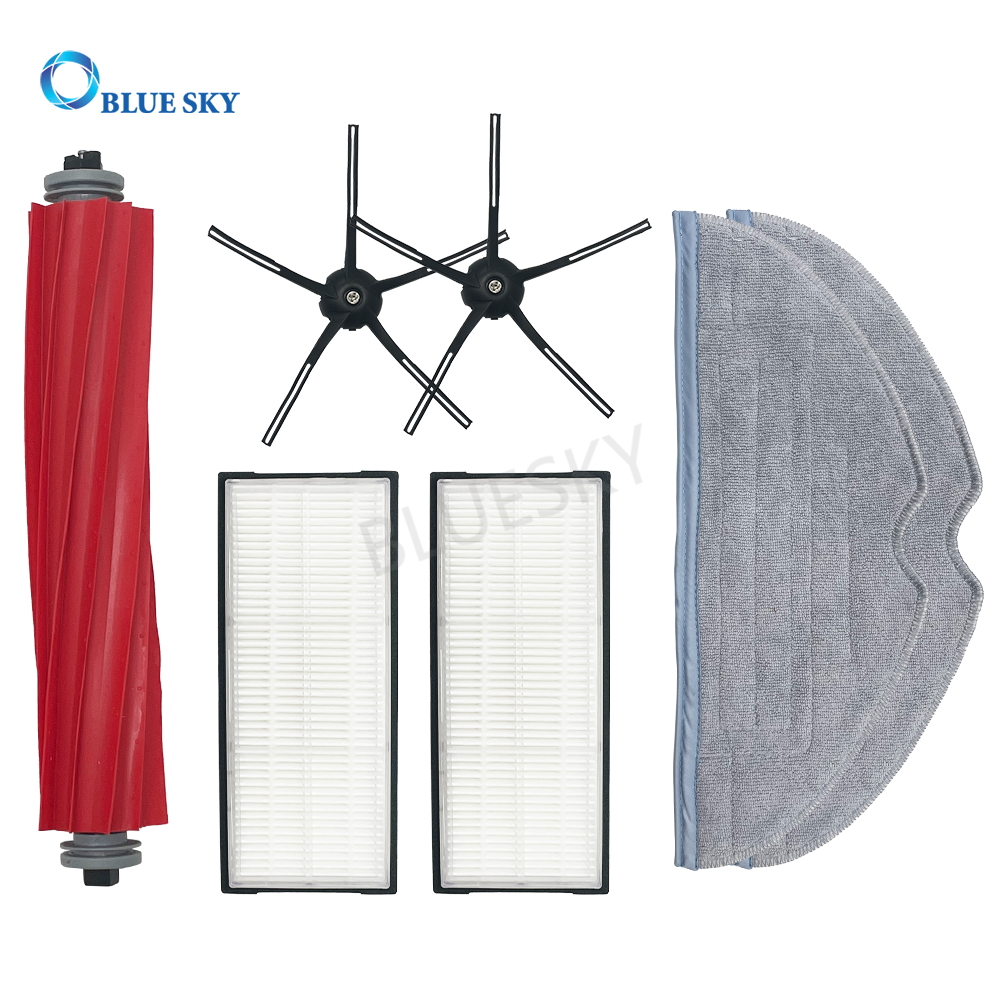 Kit de filtro de paños para fregonas y cepillos, piezas de Robot aspirador compatibles con Xiaomi Roborock T7S S7 S70 S7Max S7MaxV T7S Plus