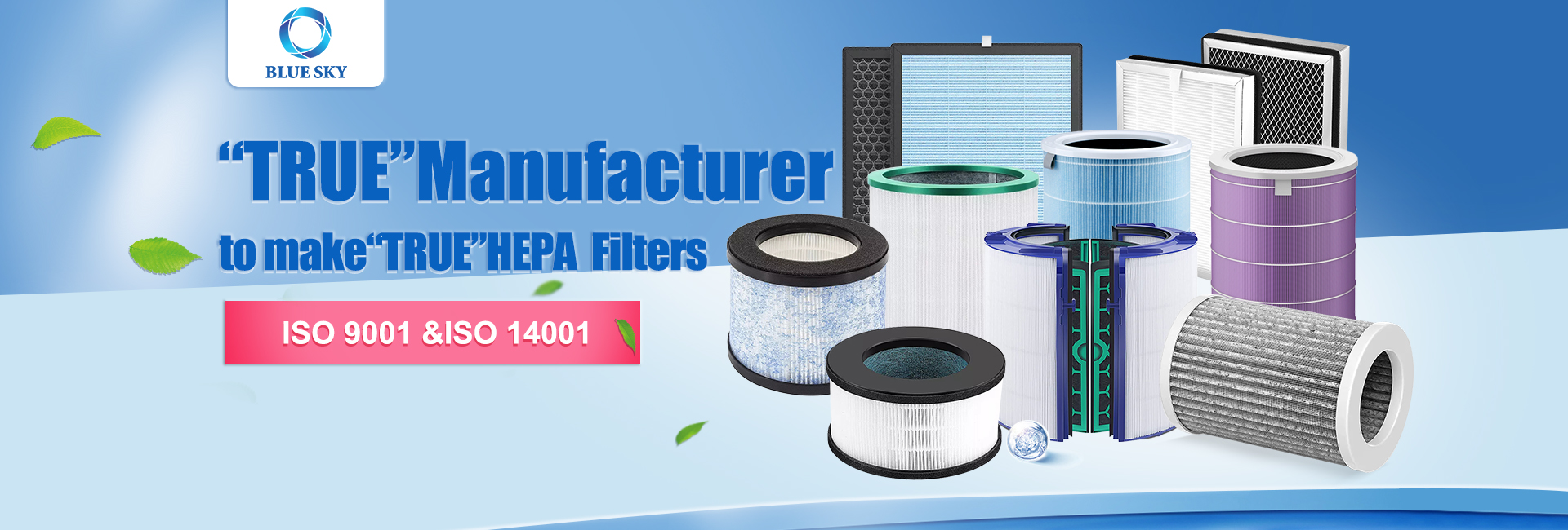 Fabricante de filtros purificadores de aire de alta calidad de China