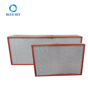 Filtro de aire resistente a altas temperaturas de la HVAC del filtro HEPA del acero inoxidable