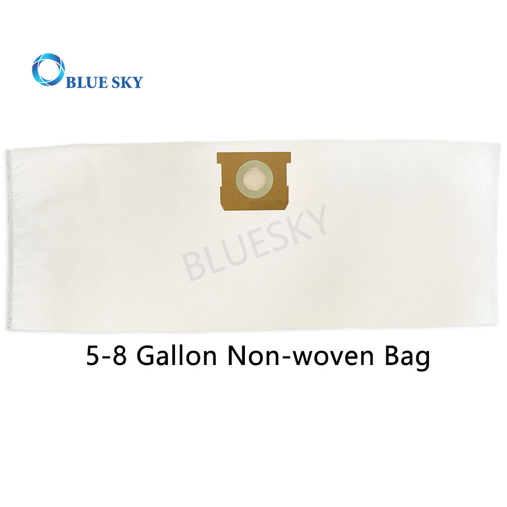 Bolsas de filtro de polvo personalizadas compatibles con bolsas de aspiradora Shop Vac de 10 a 14 galones y 5 a 8 galones