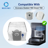 Kit de piezas de repuesto para Ecovacs Deebot T80 Omni: rodillo de cepillo principal, cepillos laterales, filtro y bolsas para el polvo