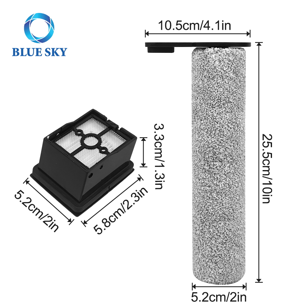 Reemplazo del kit de cepillo y filtro A500/G500 para la lavadora de piso Haier Pro/Plus - Accesorios de aspiradora