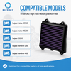 Filtro de aire de motocicleta de alto flujo DT581062 compatible con Bajajs Rouser Pulsar RS200 NS160 NS125 Dominar 250 400