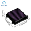 Filtro de aire de motocicleta de alto flujo DT581062 compatible con Bajajs Rouser Pulsar RS200 NS160 NS125 Dominar 250 400