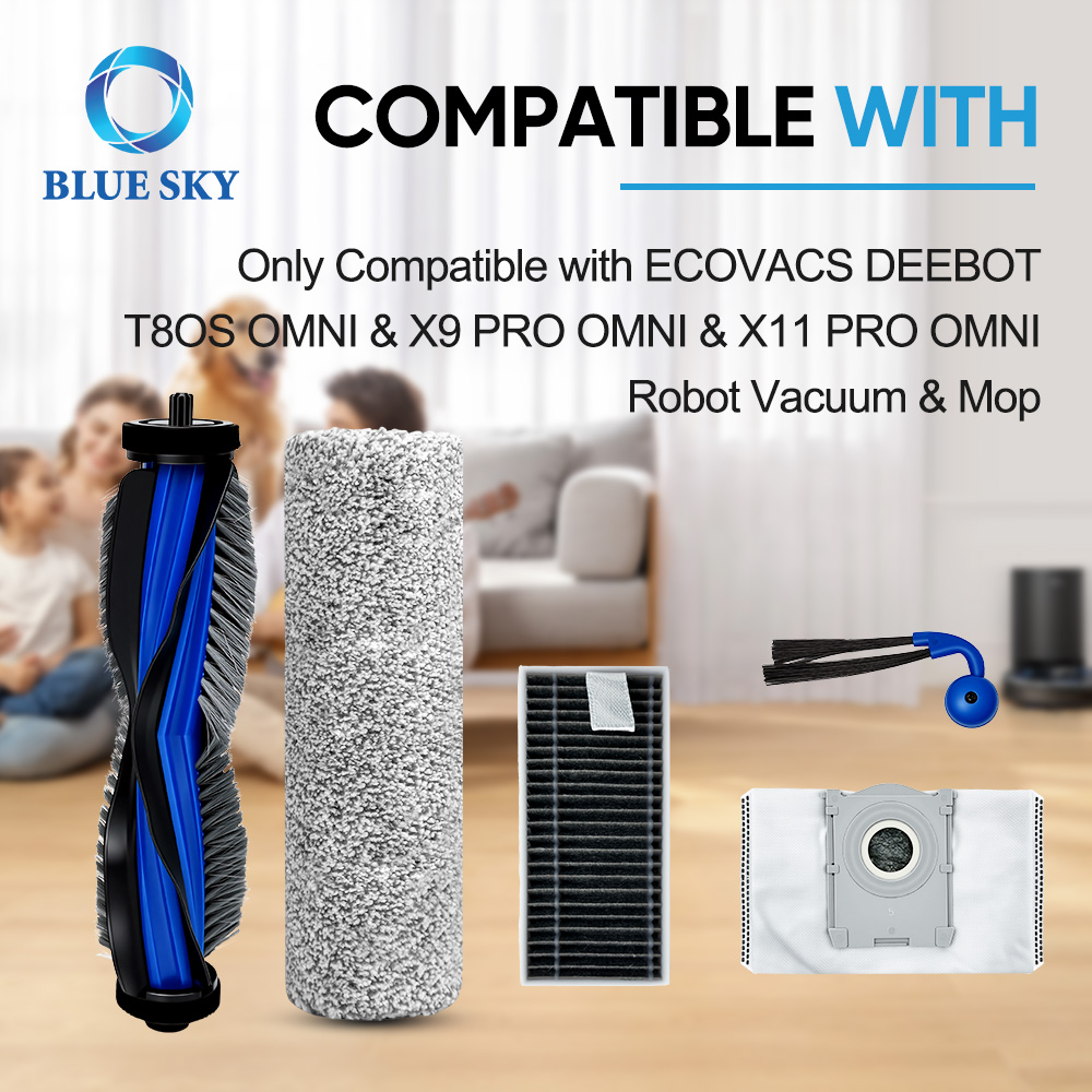 Kit de piezas de robot aspirador para DEEBOT T80S Omni X9 Pro Omni Yeedi S16 Plus