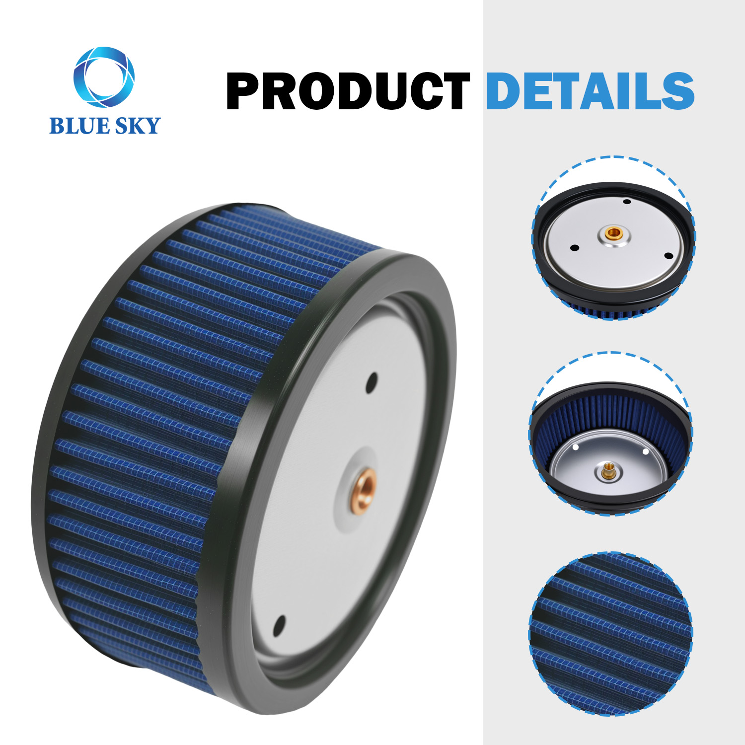 Filtro de aire para la motocicleta Harley Davidson FLHTCSE2 || Proveedor de China para entrega de alta calidad y rápida
