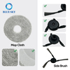 Reemplazo de piezas de aspiradora para Xiaomi M40 Robot Vacuum D110cn, Bolsa de polvo de cepillo de filtro y tela de trapeador