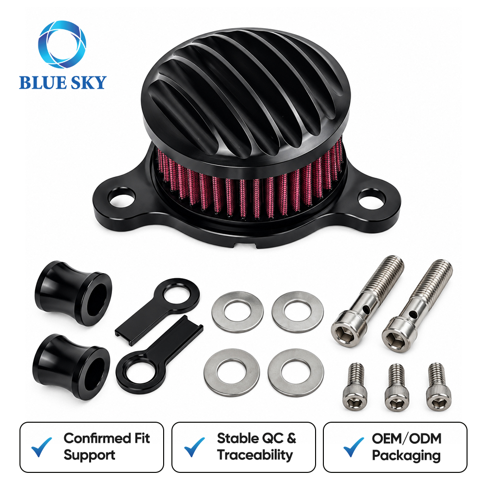 Kit de filtro de aire compatible con Harleys-Davidsons Sportster XL883 XL1200
