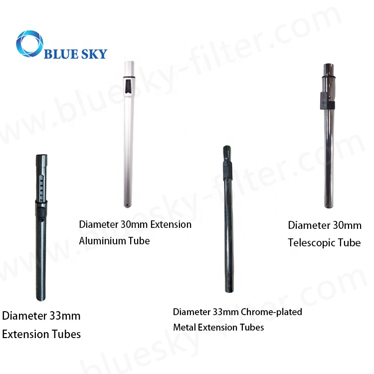 Accesorios universales para aspiradoras y accesorio Tubo de extensión/Tubo telescópico/Varilla telescópica de aluminio