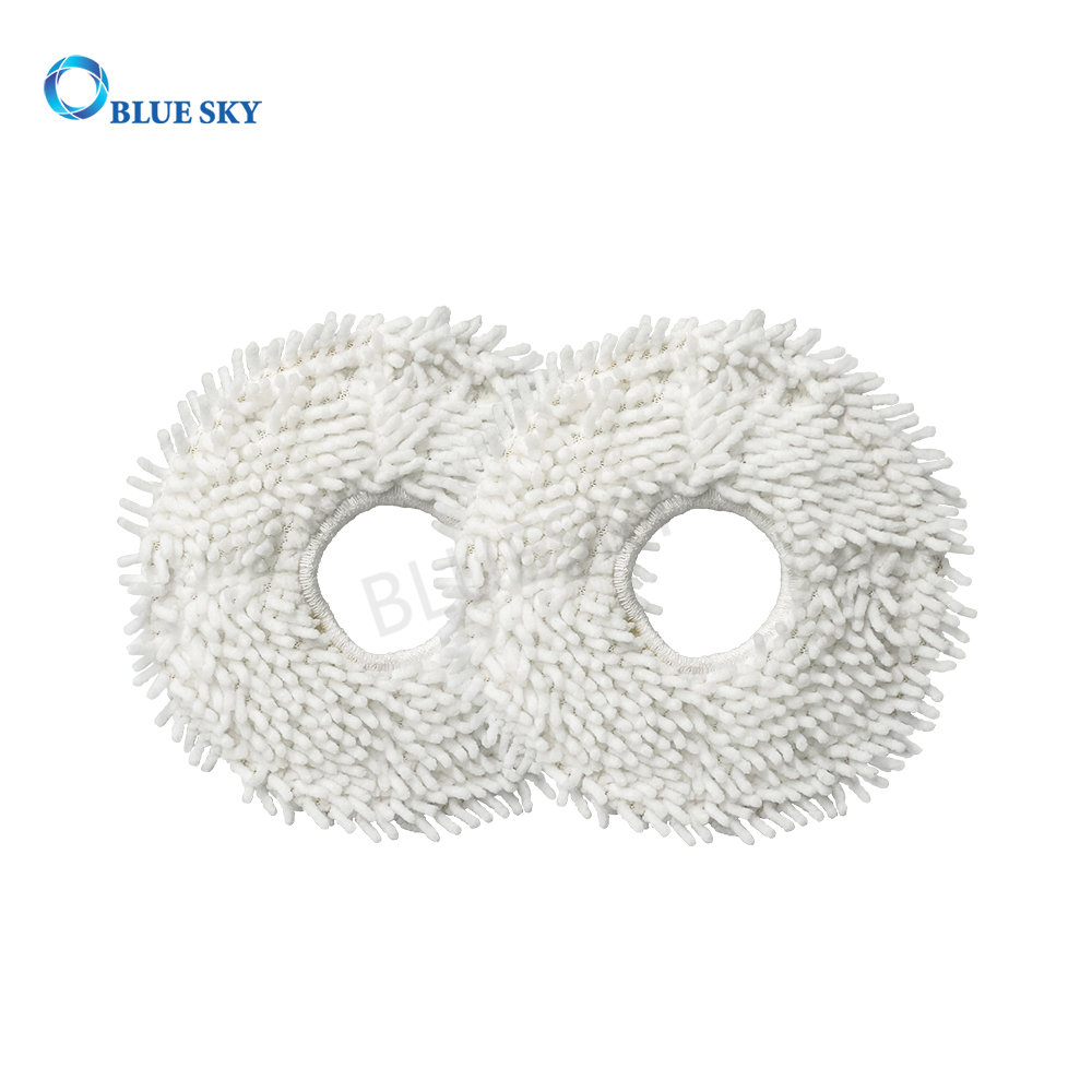 Almohadillas de fibra para mopa compatibles con Ecovacs Deebot X1 Series Turbo X1 Accesorios para aspiradoras robóticas
