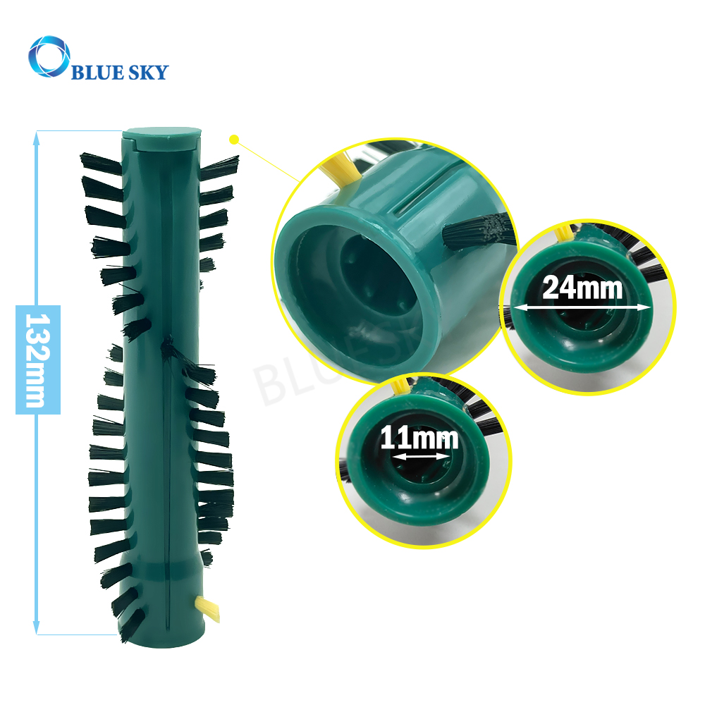 Rodillo de cepillo redondo compatible con el cepillo eléctrico Vorwerk EB 360 370 / EB360 EB370 Cepillo aspirador