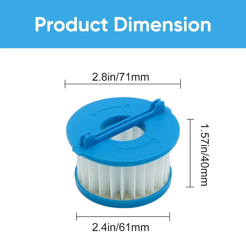 Filtro HEPA A32f02 Compatible con Ryobi 18V One+ repuesto para aspiradora de mano húmeda/seca Pcl702 Pcl702b Pcl702K