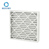 Filtro plisado marco de cartón de HVAC con filtro Merv 23*23*3,7