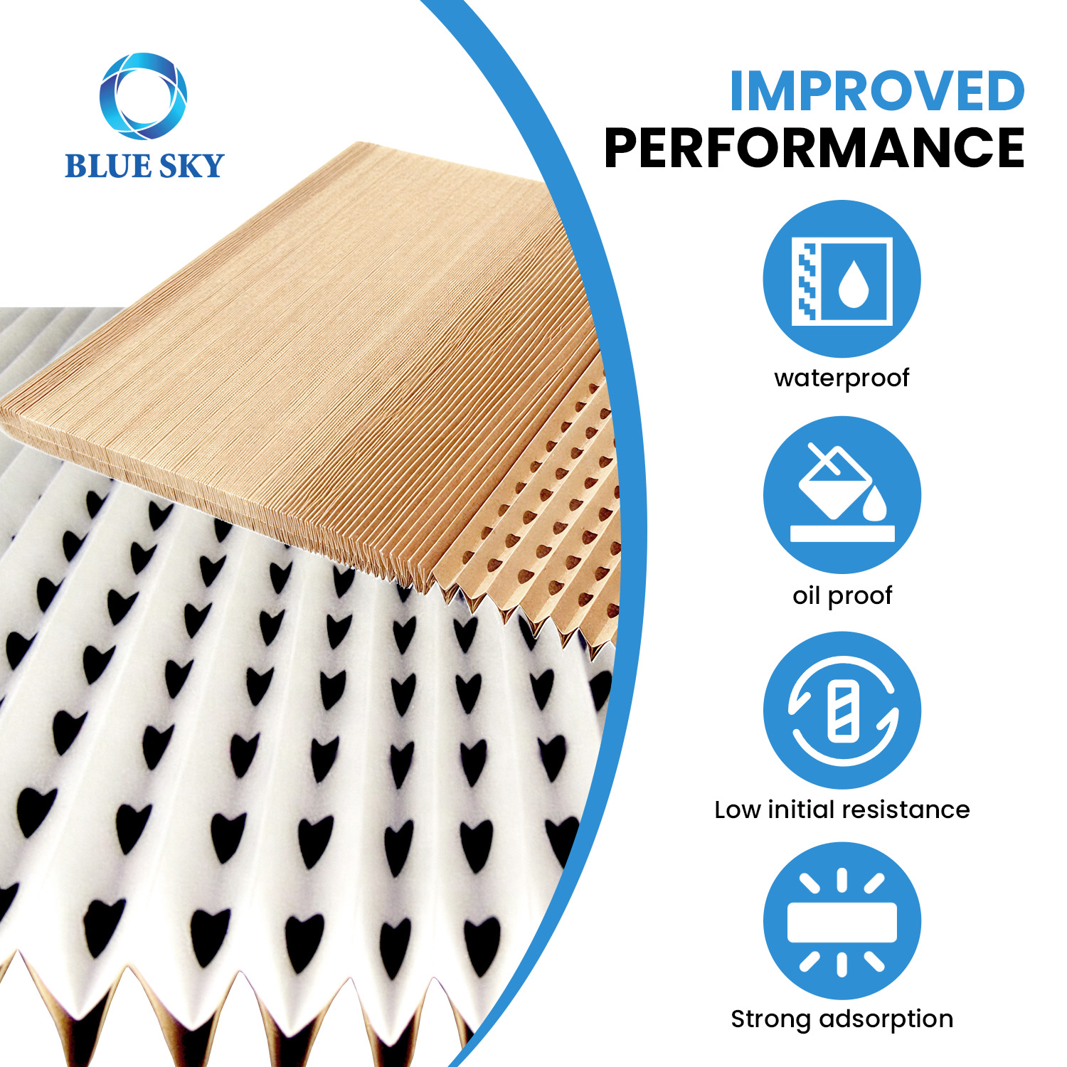 Filtro plisado de pintura tipo V para control de exceso de pulverización en cabinas de pintura - Filtro supresor de pintura seca industrial personalizado disponible