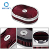 Kit de filtro de aire ovalado lavable de alto rendimiento de 12'x2' – Se adapta a cuello de carburador de 5-1/8' | Filtro de entrada de aire del motor personalizado