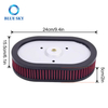 Filtro de aire de alto rendimiento HD-0910 / 29670-09 Reemplazo para Harley Davidson Road King CVO y Dyna Low Rider (2009-2017)