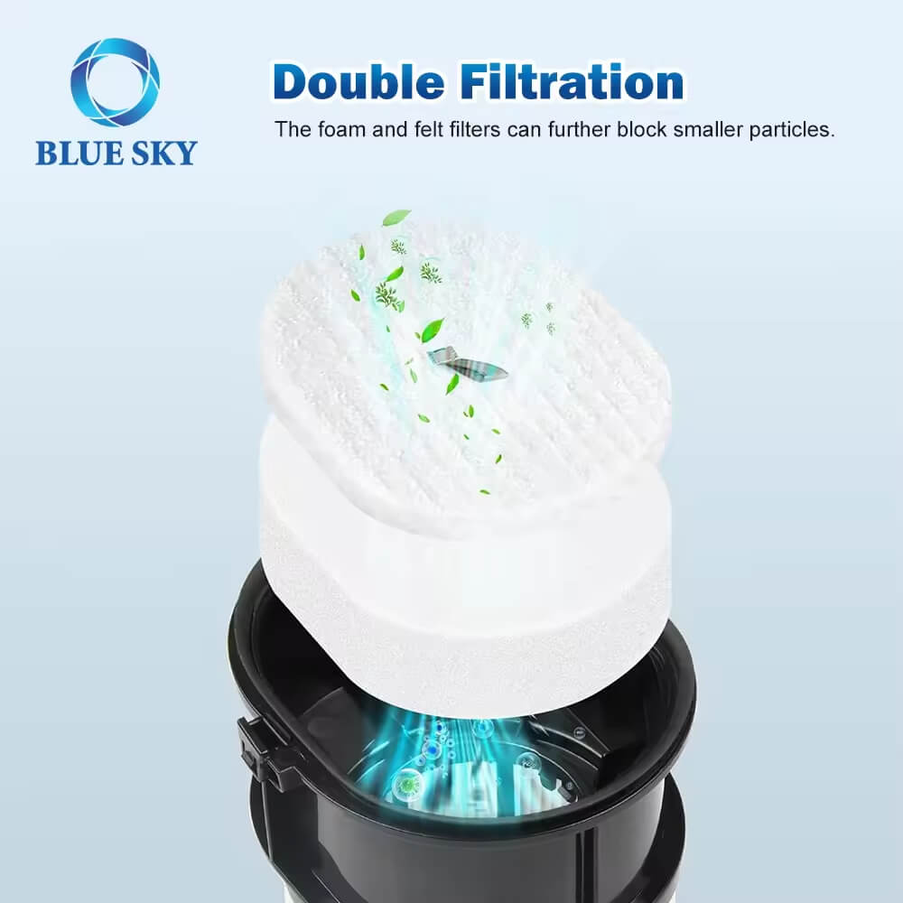 Filtro de filtro HEPA de alta eficiencia y filtro de fieltro para aspirador inalámbrico de tiburones IP3251 IP3251C IP3252, proveedor de piezas de aspiradora B2B