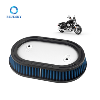 Filtro de aire personalizado para Harley Softail 2018+ Milwaukee Eight 107114 Proveedor de filtros de aire para motocicleta con motor