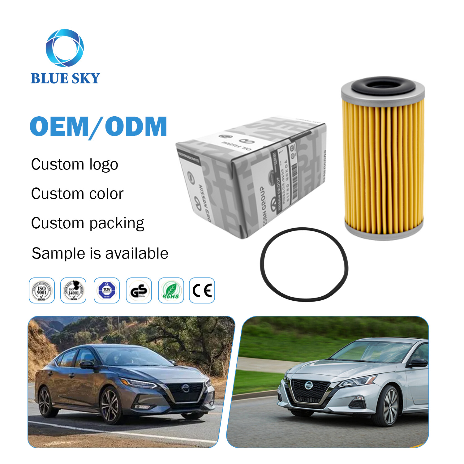 31726-28X0a 31726-3jx0a Filtro de aceite de transmisión para transmisión automotriz Hyundaii Kiaa Nissann - Venta al por mayor de fábrica OEM