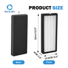 Cartucho de filtro HEPA OEM para el purificador de aire VEVA 8000 Elite Pro | H13 reemplazo verdadero HEPA | 99.97% de polen de polvo PM2.5 Desmontaje