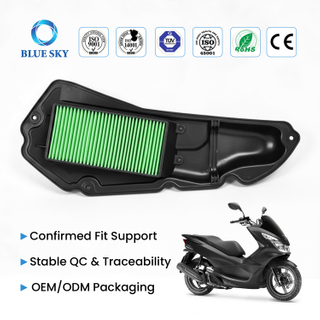Reemplazo del filtro de aire de admisión de motocicleta apto para Hondas Pcx160 2021-2024 Pcx125 2021-2022