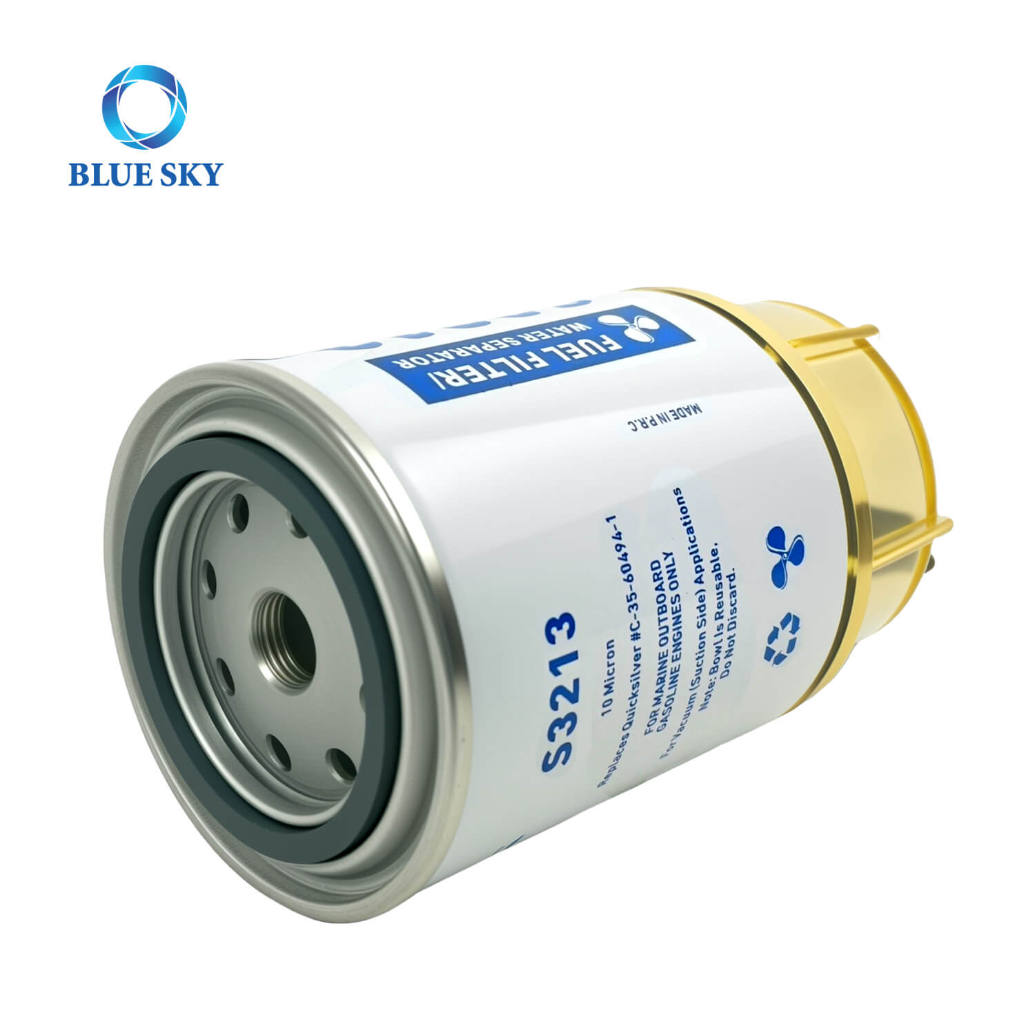 Filtro de separador de agua de combustible marino diesel