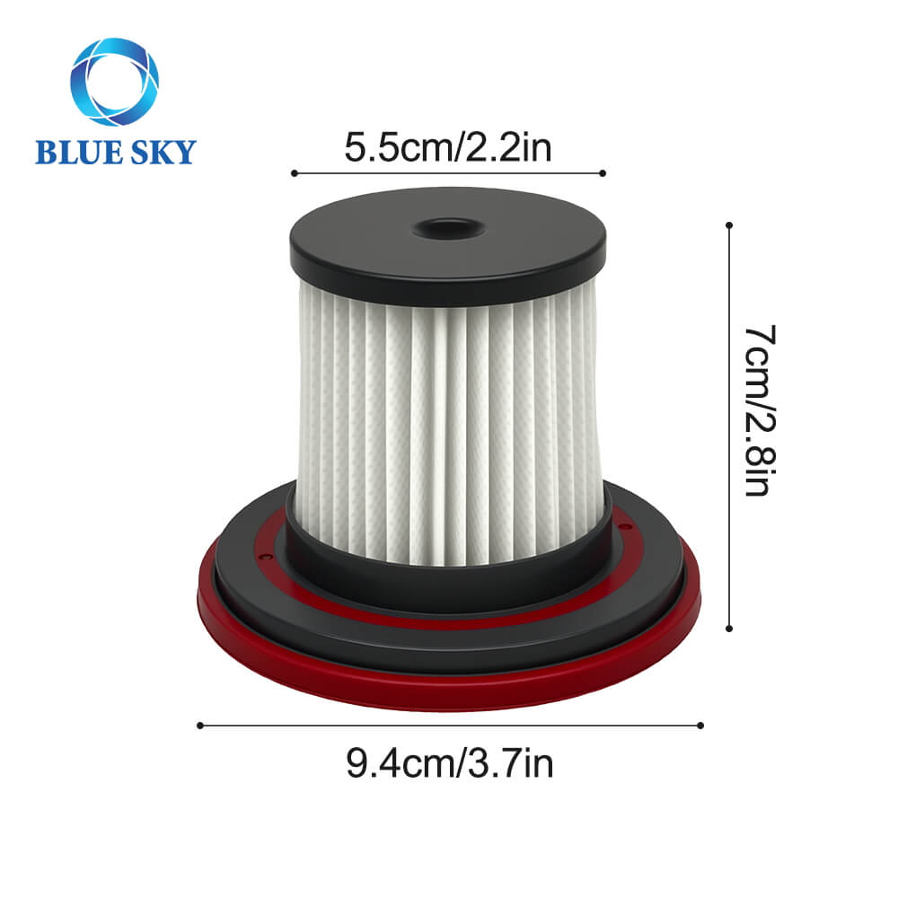 Reemplazo de filtro de aspiradora personalizable para BW520 BX516 BW119 BX219, Filtro de aire de electrodomésticos lavables