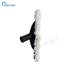 Cabezal de trapeador de vapor de microfibra de repuesto compatible con paño de aspiradora Wet Damp Mop Pad
