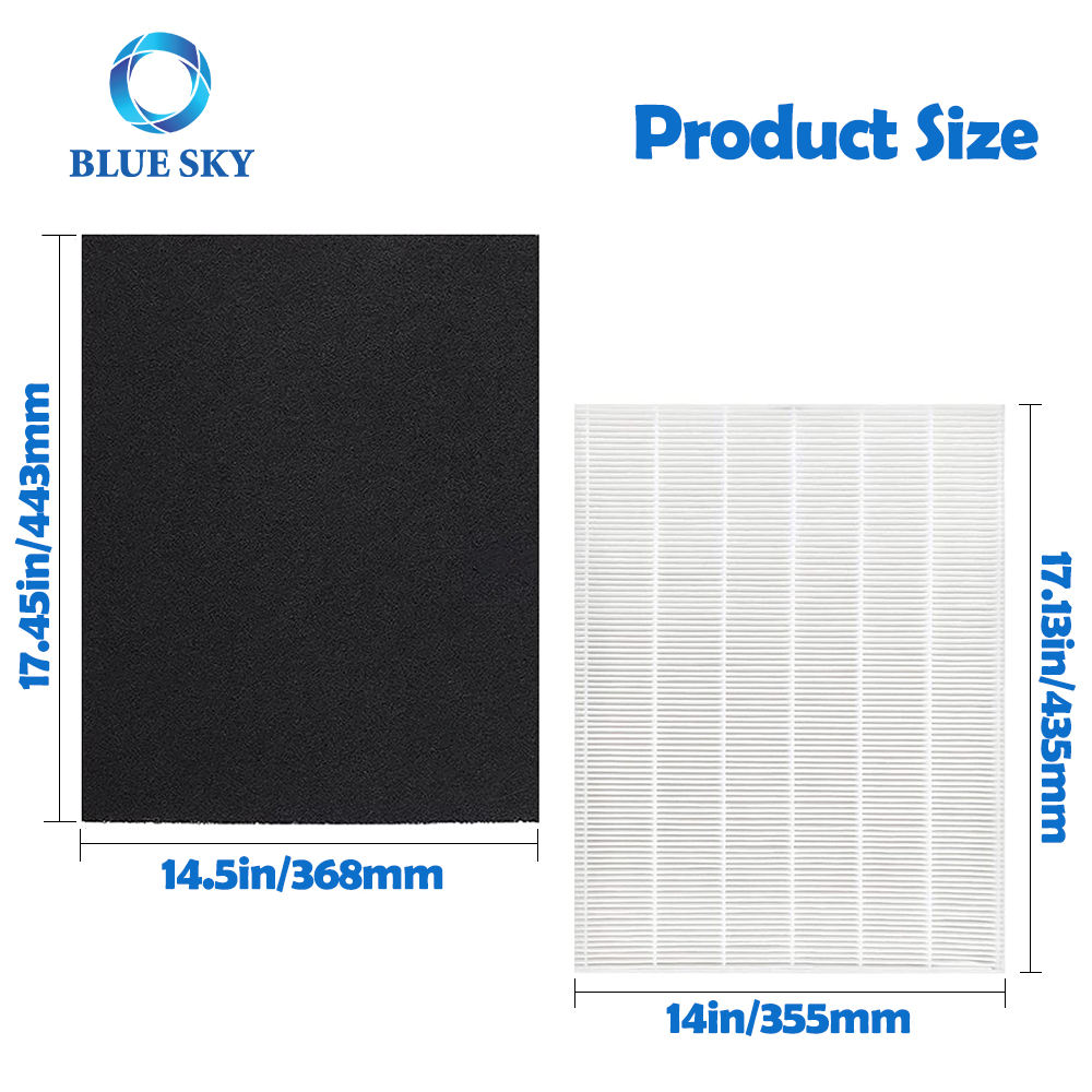 Filtro de carbón de aire H13 True HEPA D4 Compatible con las piezas del filtro purificador de aire Winix D480 1712-0100-00 