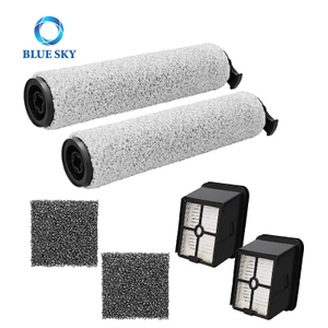 Kit de accesorios de filtro HEPA de cepillo de rodillo 1630733 apto para suelos duros Bissells TurboClean 3548 REDKEY W12 aspiradora inalámbrica en seco y húmedo