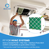 Pulgada plisada del filtro de aire del panel G4 24x24x2 para el sistema de ventilación HVAC 