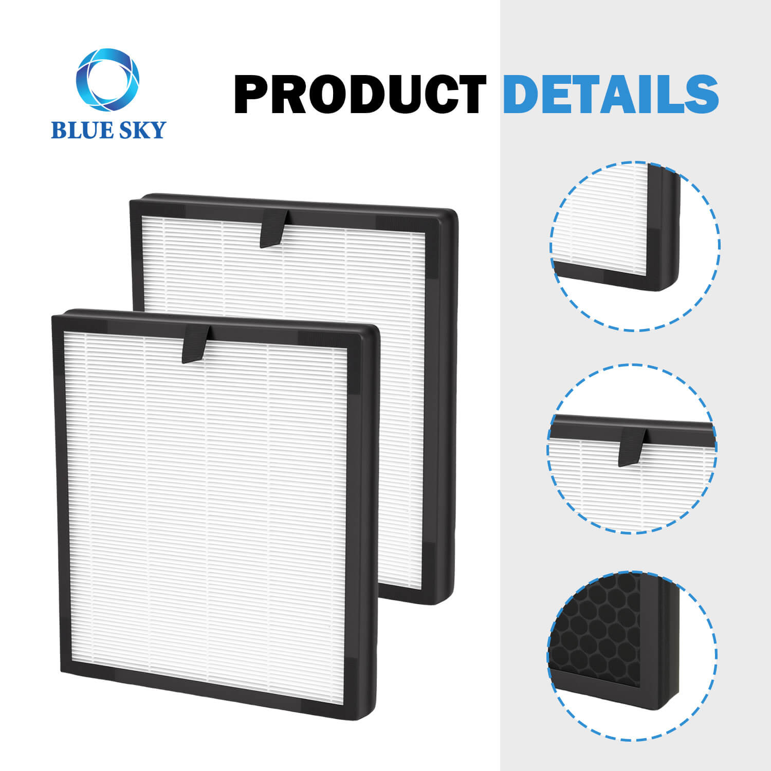 Reemplazo del filtro HEPA HY4866 H13 para purificador de aire - Suministro del fabricante OEM