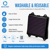 Filtro de aire de motocicleta de alto flujo DT581062 compatible con Bajajs Rouser Pulsar RS200 NS160 NS125 Dominar 250 400